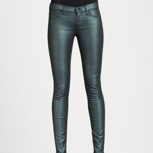 7FAMK Emerald Liquid Skinny Jeans